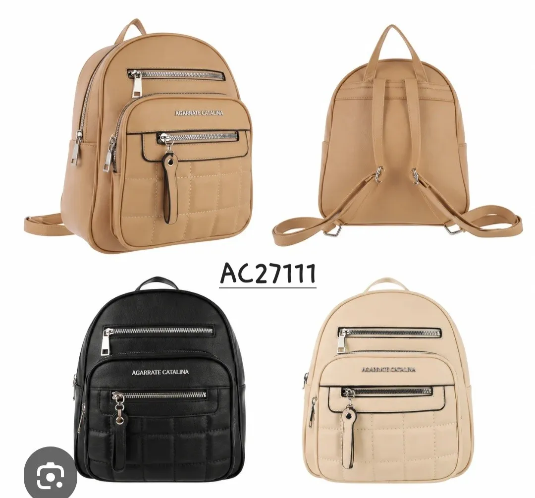 Cartera Mochila Agarrate Catalina Pu