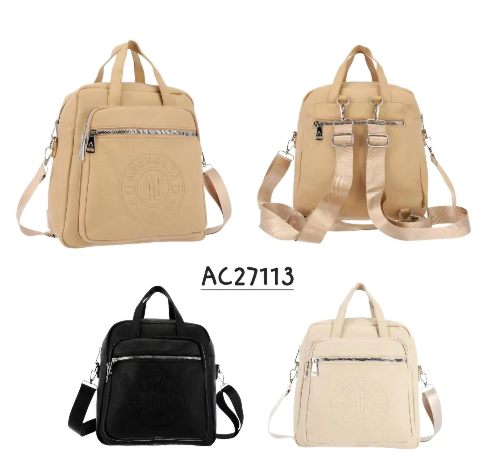 Cartera Mochila Agárrate Catalina Pu Acv27113