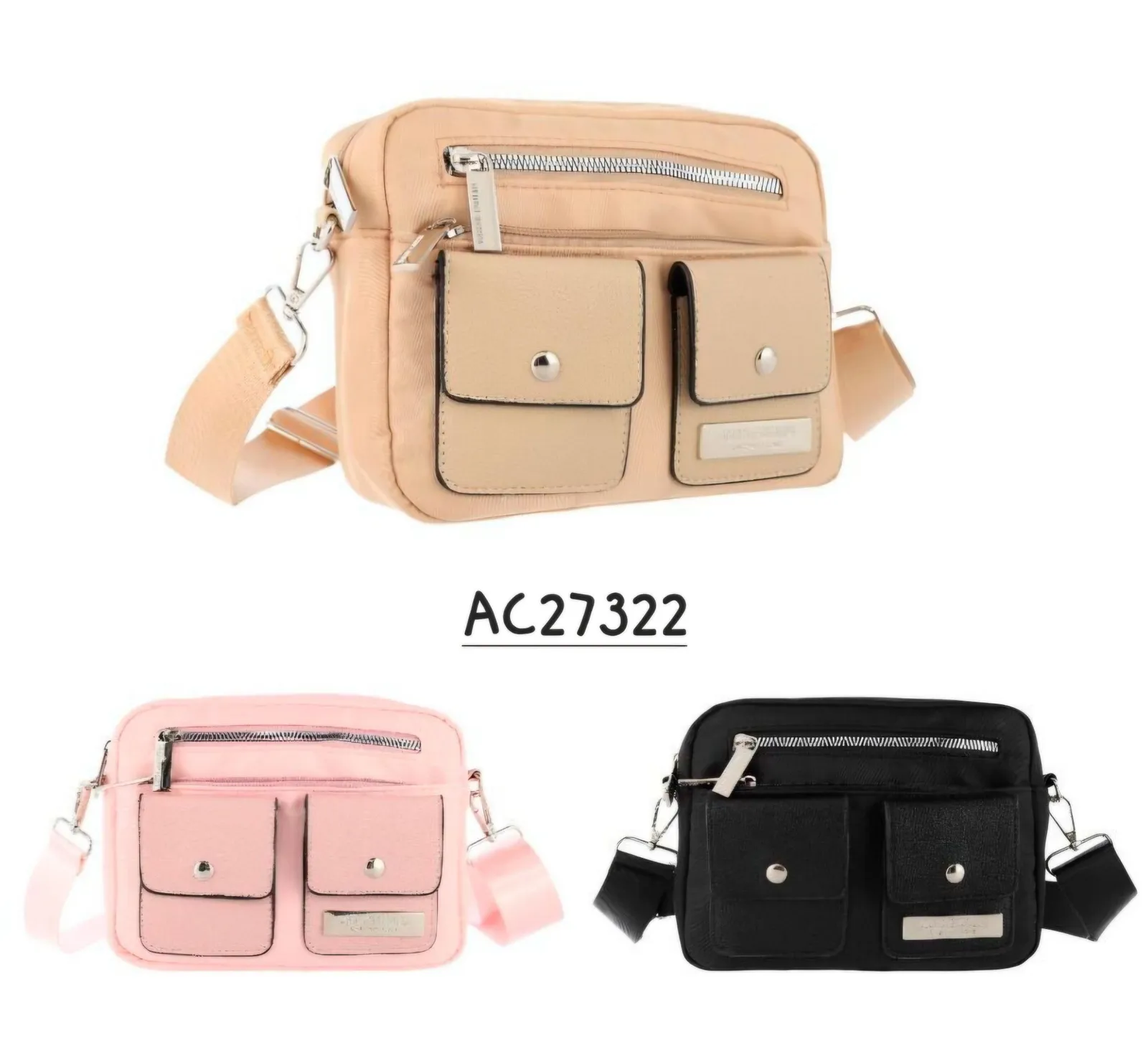 Cartera Bandolera Pu+Nylon Agarrate Catalina