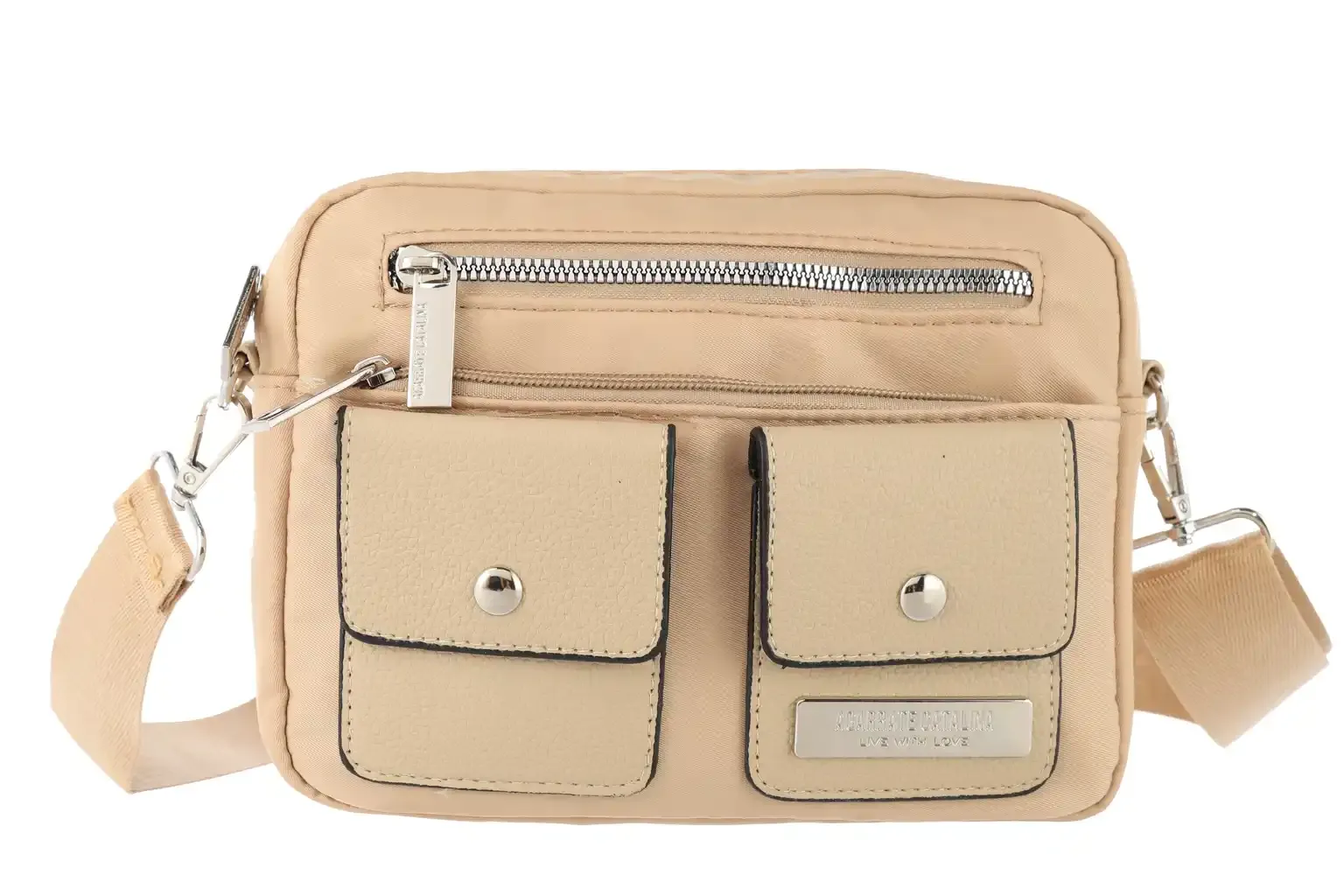 Cartera Bandolera Pu+Nylon Agarrate Catalina