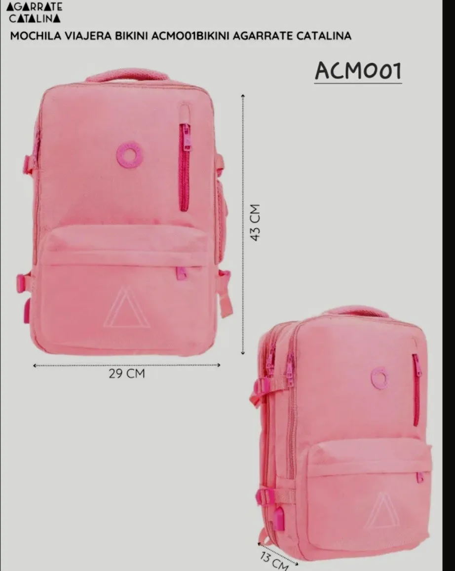 Mochila Carry On Agarrate Catalina Fuelle Acmo01
