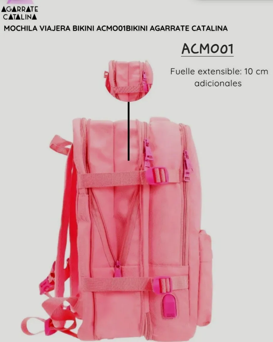 Mochila Carry On Agarrate Catalina Fuelle Acmo01